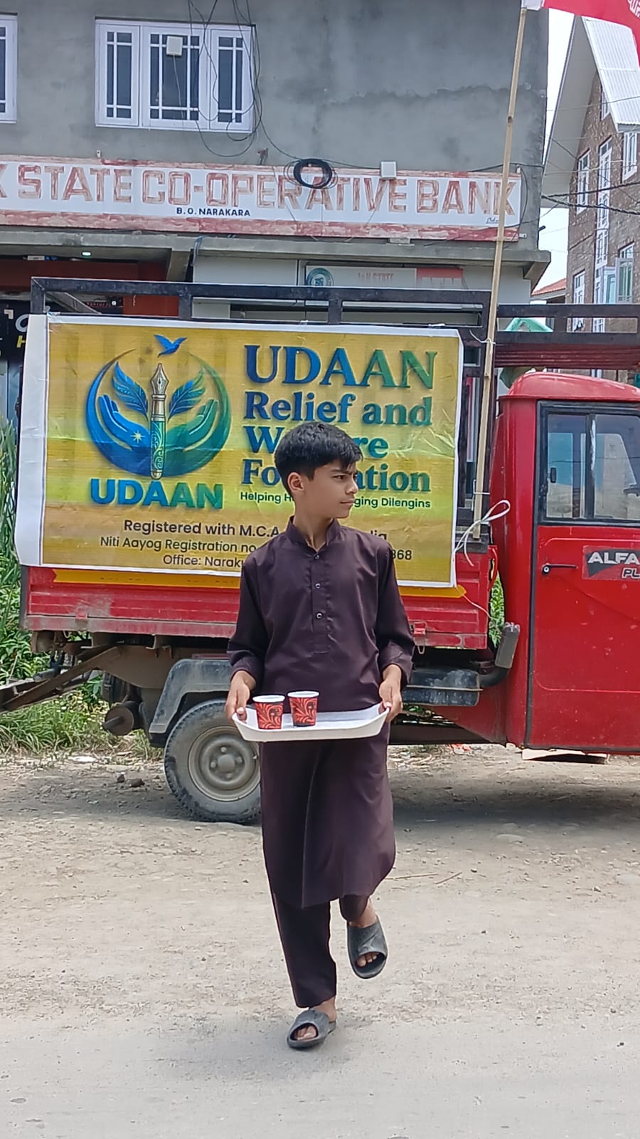 UDAAN field activities supporting community outreach in Jammu and Kashmir.