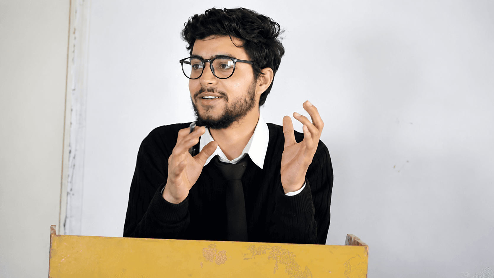 Portrait of Hamid Maqbool